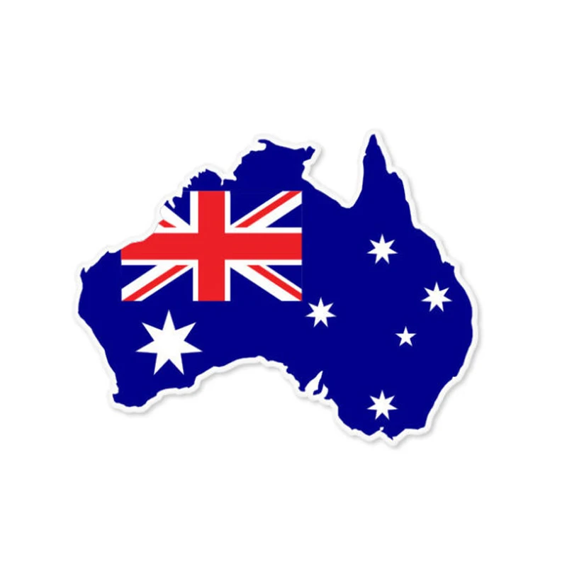 Car Accessories Australia - Nowy projekt Mapa Australii Flaga Kreatywne