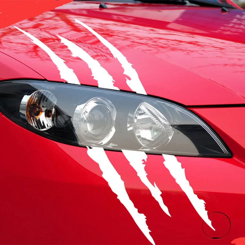 Car Accessories Australia - 2szt Monster Claw Marks Car Headlight