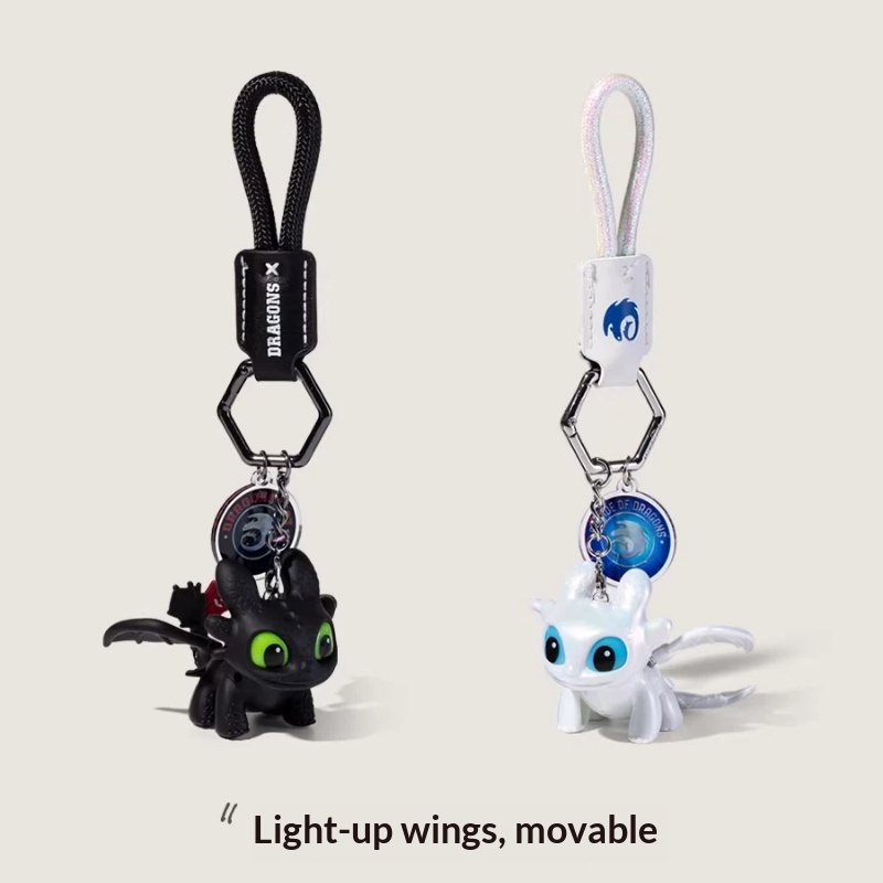 Car Accessories Light - Oryginalny Brelok Smoczy Mistrz Bez Zębów
