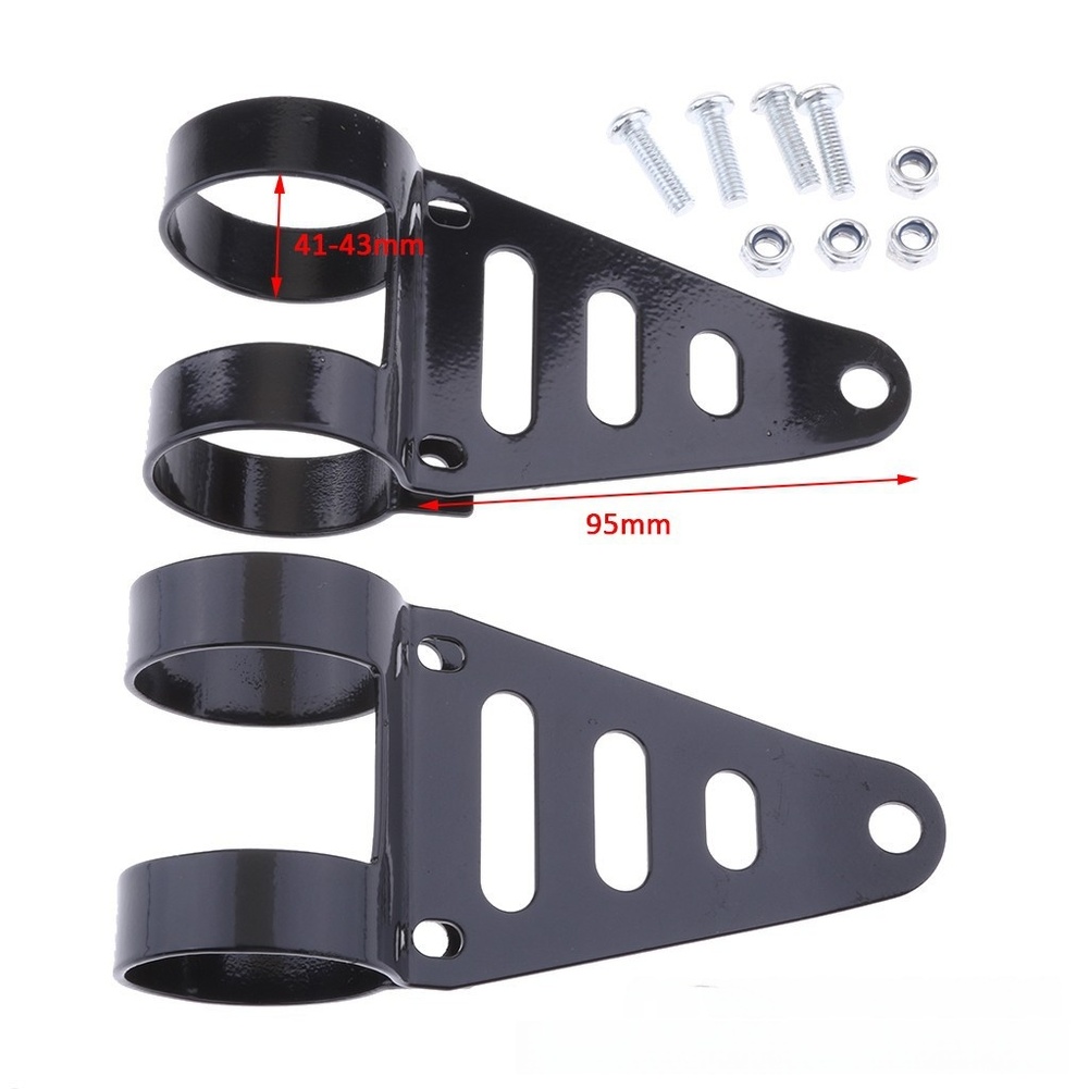 Car Accessories In Store - Uchwyt reflektora motocyklowego 41-43mm, mocowanie reflektora