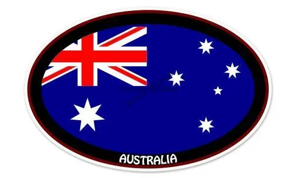 Naklejki samochodowe z flagą A – Car Accessories Australia recenzja i cena