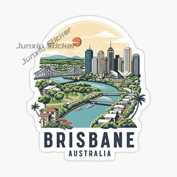Australia BRISBANE Flaga Winyl – Car Accessories Australia recenzja i cena