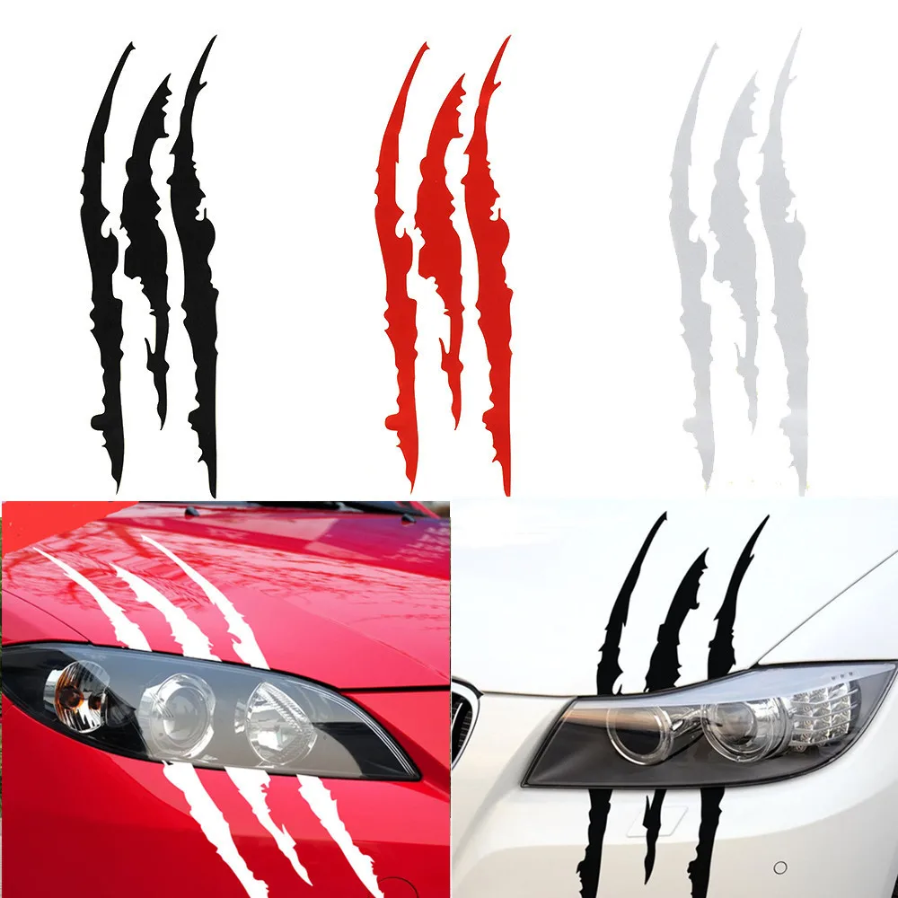 2szt Monster Claw Marks Car He – Car Accessories Australia recenzja i cena